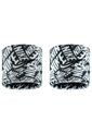 Muñequeras Nike Swoosh Classic Wr Hombre-Blanco/Negro de Nike