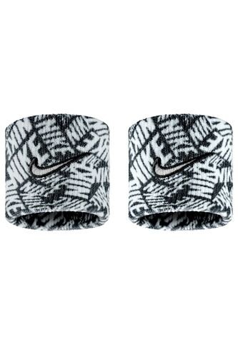 Muñequeras Nike Swoosh Classic Wr Hombre-Blanco/Negro Nike