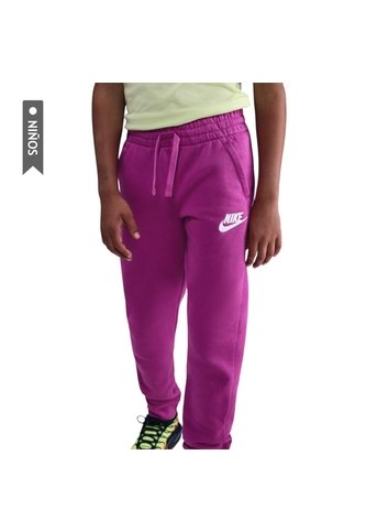 Pantalon Nike Sportswear Club Fleece Niña-Fucsia Nike