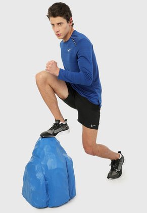 Pantaloneta Negro-Gris Nike Run