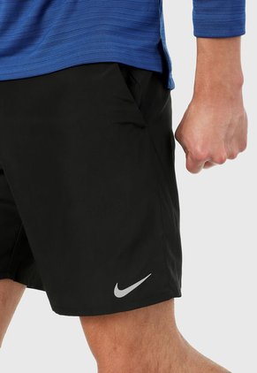Pantaloneta Negro-Gris Nike Run