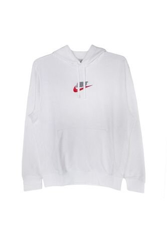 Hoodie Nike Club Lbr Portswear-Blanco Nike
