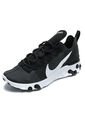 Tenis Negro-Blanco Nike React Element 55 de Nike