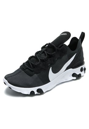 Tenis Negro-Blanco Nike React Element 55