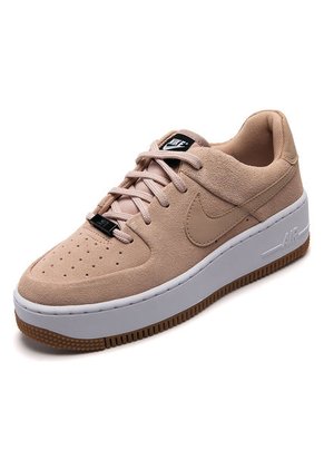 Tenis Lifestyle Beige-Blanco Nike Air Force 1 AF1