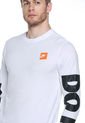 Camiseta Manga Larga Blanca Nike Hbr Swoosh de Nike