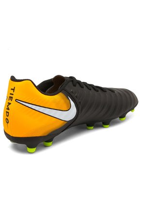 Guayo Negro-Blanco-Naranja Nike Tiempo Rio IV Fg