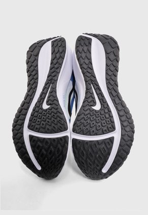 Tenis Running Blanco-Azul-Negro Nike Downshifter 13