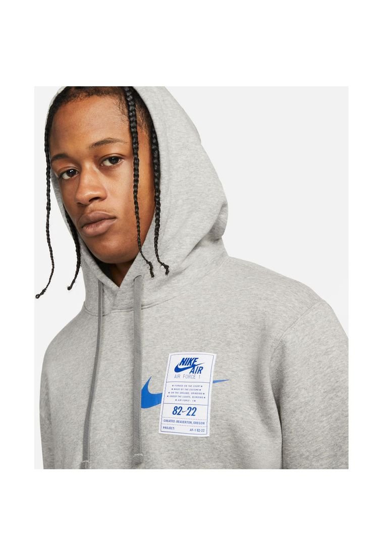 Buzo Hombre Nike Sportswear Hoodie Af1 Open Gris Compra Ahora Dafiti Colombia