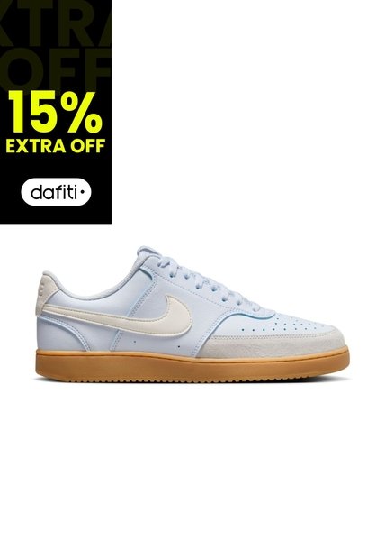 Tenis Nike Court Vision Lo V3 Hombre-Celeste/Blanco