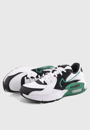 Tenis Lifestyle Blanco-Negro-Verde Nike Air Max Excee