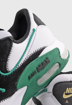 Tenis Lifestyle Blanco-Negro-Verde Nike Air Max Excee