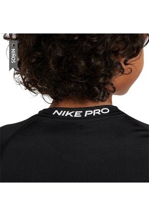 Camiseta Nike Pro Niño-Negro