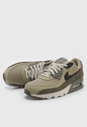 Tenis Lifestyle Verde Oliva-Negro Nike Air Max 90
