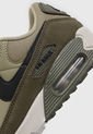 Tenis Lifestyle Verde Oliva-Negro Nike Air Max 90 de Nike