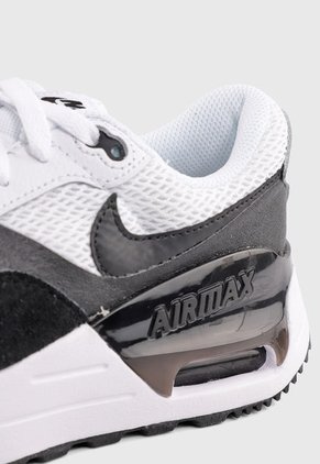 Tenis Lifestyle Blanco-Negro Nike Air Max System