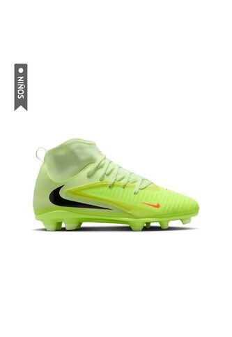 Guayos Nike Jr Phantom 6 High Club Fg Mg Niño-Verde Nike
