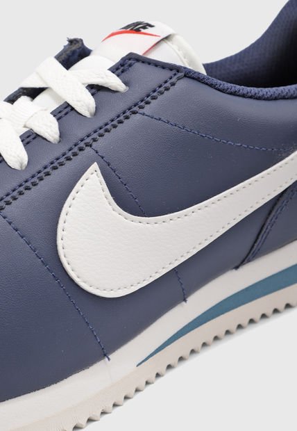 Nike cortez azul y blanco best sale