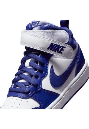 Tenis Unisex Niño Nike Court Borough Mid 2 Blanco