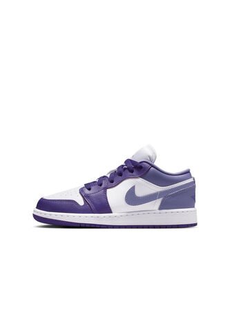Tenis Unisex Niño Air Jordan 1 Low Morado Nike