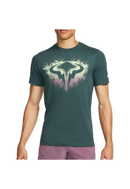 Camiseta Nike Dri Fit Tennis Rn Tee Fa23-Vede Oscuro