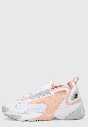 Tenis Lifestyle Blanco-Coral Nike ZOOM 2K