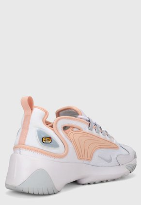 Tenis Lifestyle Blanco-Coral Nike ZOOM 2K