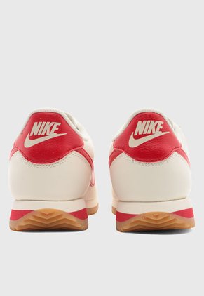 Tenis Lifestyle Beige-Rojo NIKE Cortez