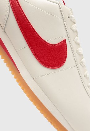 Tenis Lifestyle Beige-Rojo NIKE Cortez