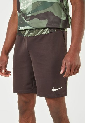 Pantaloneta Café-Verde Nike Dri-Fit Knit