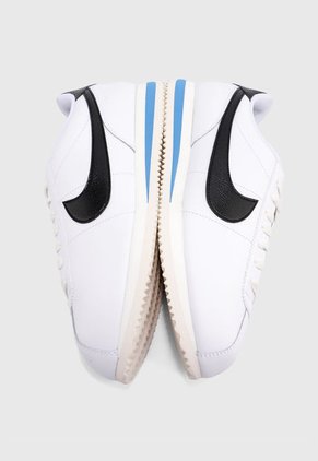 Tenis Lifestyle Blanco-Negro-Azul Nike Cortez