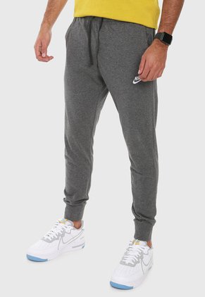 Pantalón Gris-Blanco Nike Club Jogger Dry