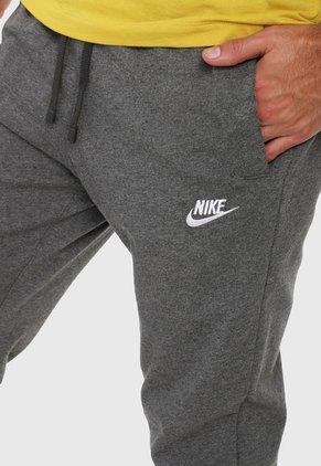 Pantalón Gris-Blanco Nike Club Jogger Dry