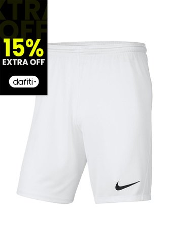 Pantaloneta Nike Park Iii Para Hombre-Blanco Nike