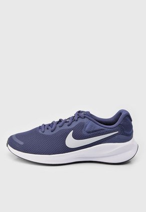 Tenis Running Azul Navy-Blanco-Negro Nike Revolution 7