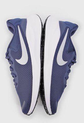 Tenis Running Azul Navy-Blanco-Negro Nike Revolution 7