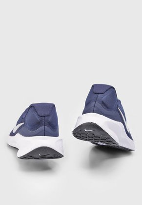 Tenis Running Azul Navy-Blanco-Negro Nike Revolution 7