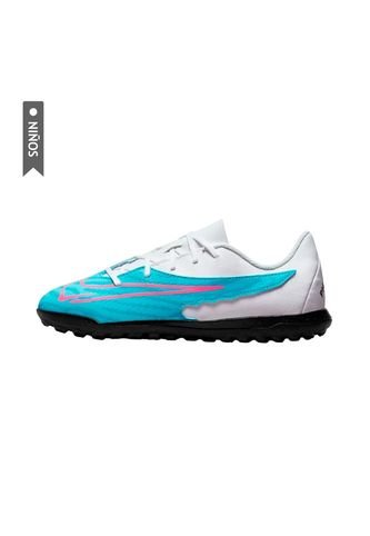 Zapatillas Nike Phantom Gx Club Turf Gs Niños-Azul/Blanco Nike