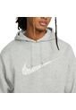 Hoodie Nike Club Ft Hoody-Swshblk Hombre-Gris de Nike