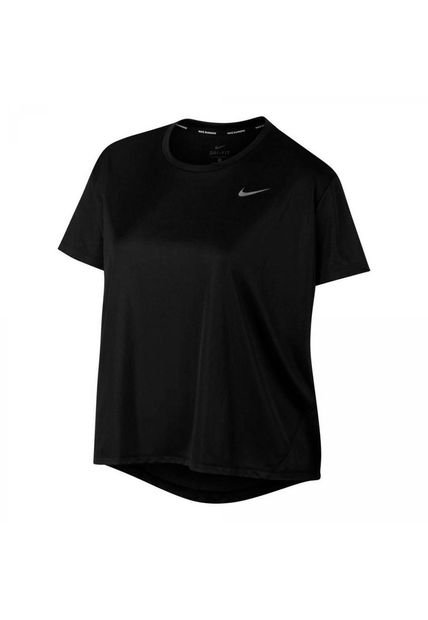 Camiseta Nike Miler Plus Para Mujer-Negro