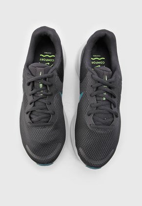 Tenis Running Negro-Blanco-Turquesa Nike Revolution 7