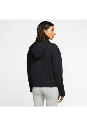 Buzo Mujer Nike Hoodie Fz Jrsy Negro