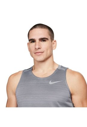 Camiseta Sin Mangas Nike Df Miler Ta Hombre-Gris