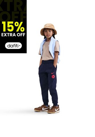 Pantalón Niños Erling Haaland Club Fleece Negro Nike