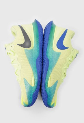 Tenis para Tennis Amarillo Neón-Azul Nike Court Zoom Vapor Cage 4 Rafa