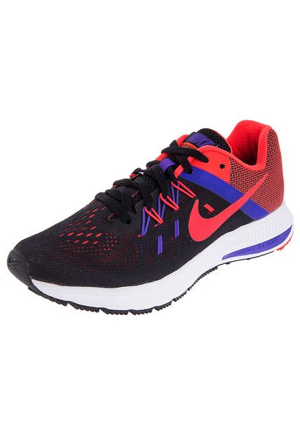 Running Negro-Coral Neón Nike Zoom Winflo 2