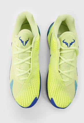 Tenis para Tennis Amarillo Neón-Azul Nike Court Zoom Vapor Cage 4 Rafa