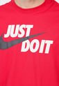 Camiseta Rojo-Beige-Negro Nike Just Do It Swoosh Tee de Nike
