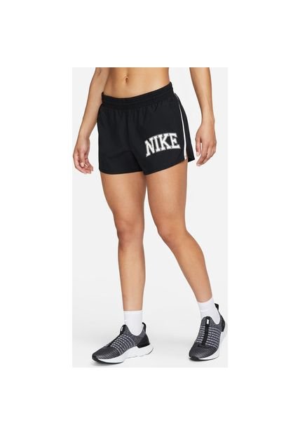 Short Mujer Nike Dry Fit Swoosh Run 10K Short - Negro