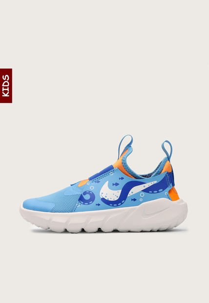 Tenis Running Azul-Blanco-Terracota Nike Kids Flex Runner 2 Lil